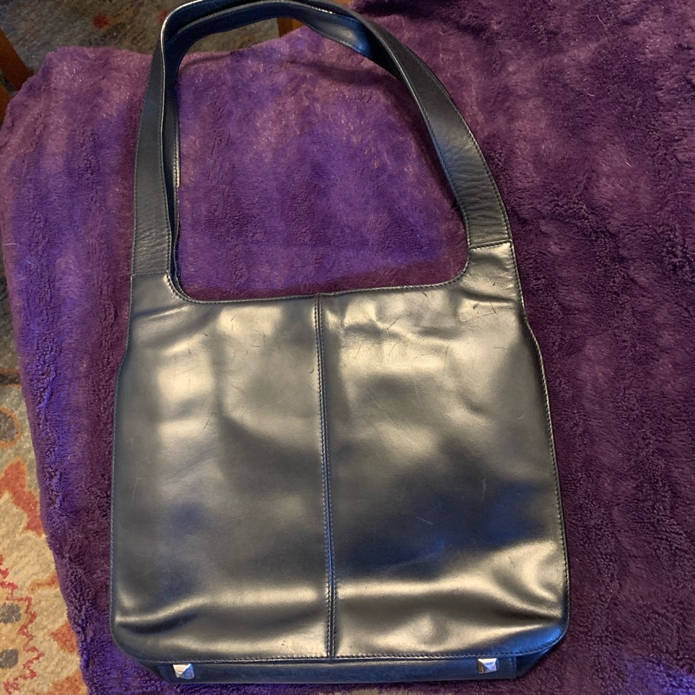 Banana Republic Black Leather Purse